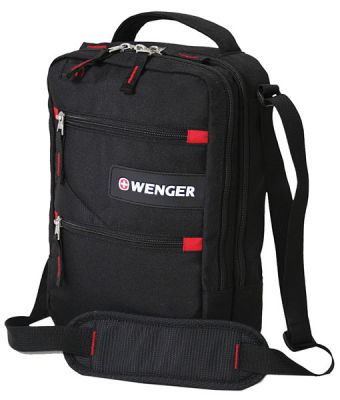 GS1840611151 Wenger. Сумка-планшет WENGER, черный, полиэстер M2, 22x9x29 см