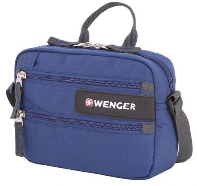 GS184061448 Wenger. Сумка для документов WENGER, синий, полиэстер 600D, 23x5x18 см