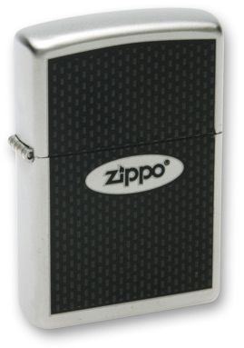 GR171113308 Zippo Зажигалки шиpокие. Зажигалка ZIPPO "Zippo Oval", с покрытием Satin Chrome™, латунь/сталь, серебристая, 38x13x57 мм