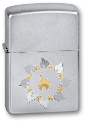 GR171113502 Zippo Зажигалки шиpокие. Зажигалка ZIPPO Classic с покрытием Satin Chrome™, латунь/сталь, серебристая, матовая, 36x12x56 мм