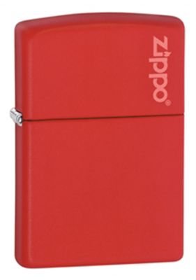 GR171113497 Zippo Зажигалки шиpокие. Зажигалка ZIPPO Classic с покрытием Red Matte, латунь/сталь, красная, матовая, 38x13x57 мм
