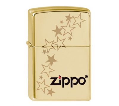 GR171113440 Zippo Зажигалки шиpокие. Зажигалка ZIPPO Classic с покрытием High Polish Brass, латунь/сталь, золотистая, 38x13x57 мм