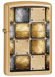 GR171113539 Zippo СПЕЦПРЕДЛОЖЕНИЕ. Зажигалка ZIPPO Classic, латунь с покрытием Gold Dust, золотой, матовая, 36х12x56 мм