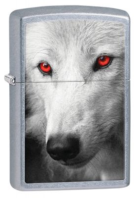 GR171113521 Zippo Зажигалки шиpокие. Зажигалка ZIPPO Classic с покрытием Street Chrome™, латунь/сталь, серебристая, матовая, 36x12x56 мм