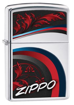 GR171113450 Zippo Зажигалки шиpокие. Зажигалка ZIPPO Classic с покрытием High Polish Chrome, латунь/сталь, серебристая, 36x12x56 мм