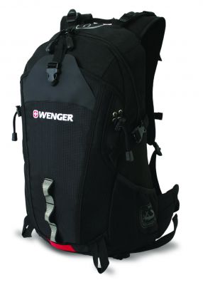 GS184061319 Wenger. Рюкзак WENGER, серый/черный, полиэстер, 29х19х52 см, 28 л