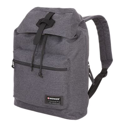 GS184061358 Wenger. Рюкзак WENGER 13&#39;&#39;, cерый, ткань Grey Heather/ полиэстер 600D PU , 29х13х40 см, 15 л