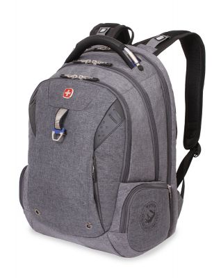 GS184061353 Wenger. Рюкзак WENGER, 15", серый, ткань Grey Heather/полиэстер 900D PU, 32х24х46, 34 л