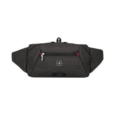 GR2101314 Wenger. Сумка WENGER MX Crossbody Bag для ношения через плечо или на поясе, серая, 100% полиэстер, 30х10х15 см, 3 л