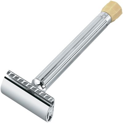 GS184061931 DOVO. Станок Т- образный для бритья MERKUR хромированный, с удлиненной ручкой и регулировкой угла наклона