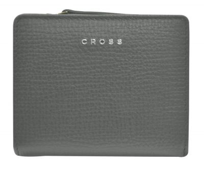 GS1840611103 Cross RTC. Кошелёк Cross RTC, кожа наппа тиснёная, цвет серый, 11,2 x 9,4 x 2 см