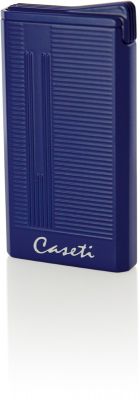 GR171113203 CASETI Зажигалки газовые ТУРБО. Зажигалка "Caseti" газовая турбо, ветрозащитная, цвет - синий, 3.4x1.0x 6.7см