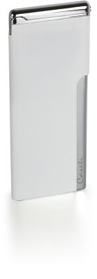 GR171113194 CASETI Зажигалки газовые пьезо. Зажигалка "Caseti" газовая пьезо, хромированное покрытие + белый лак, 3,3х0,5х8 см