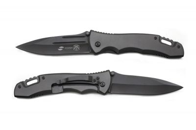 GR1711131084 STINGER Ножи складные STINGER. Нож складной Stinger, 133 мм - длина ножа в закрытом виде, рукоять: нержавеющая сталь, с клипом, (серый), подарочная коробка