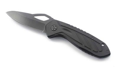 GR1711131115 STINGER Ножи складные STINGER. Нож складной Stinger, 120,65 мм, рукоять: алюминий, (чёрный), с клипом, картонная коробка