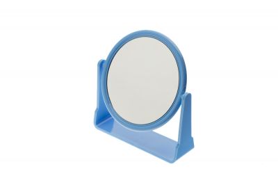 GS184061763 DEWAL BEAUTY. Зеркало Dewal Beauty настольное, в оправе синего цвета, на пластковой подставке, 175x160х10мм