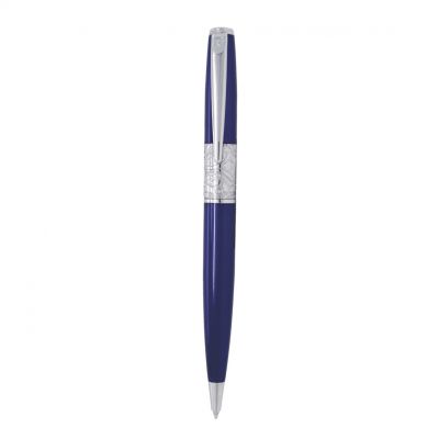 GR1711131792 Pierre Cardin Baron. Ручка шариковая Pierre Cardin BARON, цвет - синий металлик. Упаковка В.