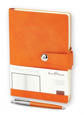 PRKROG2076054 Parker Jotter. Подарочный набор: Шариковая ручка Parker Jotter ORIGINALS ORANGE CT В БЛИСТЕРЕ и ежедневник недатированный оранжевый