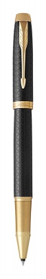 PR60R-MLT3 Parker IM Premium. Ручка роллер Parker IM Premium Black GT, стержень: F, цвет чернил: black, в подарочной упаковке.