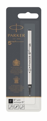 PR15Z-BLU5 Parker Комплектующие. Стержень для ручки Parker 5th INGENUITY чёрный, F в блистере.