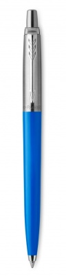 PR4B-LAZ2C Parker Jotter. Шариковая ручка Parker Jotter Originals Blue Chrom CT, стержень: Mblue в подарочной упаковке