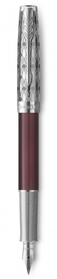 PR50F-RED1C Parker Sonnet. Перьевая ручка Parker Sonnet Premium Refresh RED, перо 18K, толщина F, цвет чернил black, в подарочной упаковке