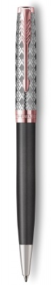 PR50B-GRY4G Parker Sonnet. Шариковая ручка Parker Sonnet Premium Refresh GREY, цвет чернил Мblack, в подарочной упаковке