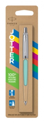 PR4B-MNT2C Parker Jotter. Шариковая ручка Parker Jotter Originals Mint,стержень: M, цвет чернил: blue в блистере