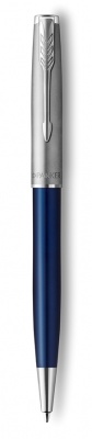 PR50B-BLU4C Parker Sonnet. Шариковая ручка Parker Sonnet Entry Point Blue Stee CT, стержень: M, цвет чернил: black , в подарочной упаковке