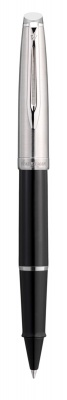 WT16R-BLK1C Waterman Embleme. Ручка роллер Waterman  Embleme цвет BLACK CT, цвет чернил: черный