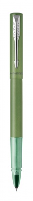 PR14R-GR1C Parker Vector. Ручка-роллер Parker Vector XL Green CT, цвет чернил black, стержень: F, в подарочной упаковке.