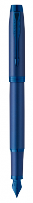 PR60F-BL1BL Parker IM. Перьевая ручка Parker IM Monochrome Blue, перо:F, цвет чернил: blue, в подарочной упаковке.
