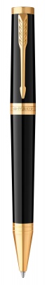 PR20B-BLK1G Parker Ingenuity. Шариковая ручка Parker "Ingenuity Black GT" стержень: M, цвет чернил: black, в подарочной упаковке.