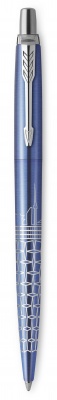 PR50B-BLU6C Parker Jotter. Ручка шариковая Parker "Jotter Seoul Blue CT" синяя, 1,0мм, кнопочн., подарочная упаковка
