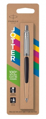 PR4B-BLK12C Parker Jotter. Шариковая ручка Parker Jotter Originals Black, стержень: Mblue В ЭКО-УПАКОВКА