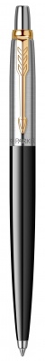 PR4B-BLK1G Parker Jotter. Шариковая ручка Parker Jotter K160, цвет: Black/GT, стержень: M, цвет чернил: blue, в подарочной упаковке.