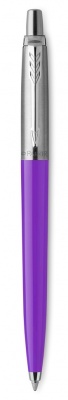 PR4B-VIO1C Parker Jotter. Шариковая ручка Parker Jotter, цвет FROSTY PURPLE, цвет чернил синий, толщина линии M , в подарочной коробке