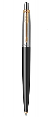 PR4B-BLK1G Parker Jotter. Шариковая ручка Parker Jotter K160, цвет: Black/GT, стержень: M, цвет чернил: blue, в подарочной упаковке.
