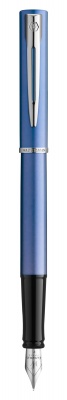 WT15F-BLU1C Waterman Graduate. Перьевая ручка Waterman GRADUATE ALLURE, цвет: голубой, перо: F