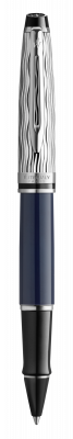 WT7R-BLU6C Waterman Expert. Ручка-роллер Waterman Expert22 SE deluxe Blue CT, цвет: Black, в подарочной упаковке
