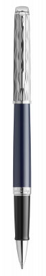 WT22R-BLU4C Waterman Hemisphere. Ручка-роллер Waterman Waterman Hemisphere22 SE Deluxe Blue CT, стержень: F, цвет: Black, в подарочной упаковке