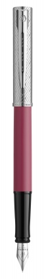 WT15F-PNK2C Waterman Graduate. Перьевая ручка Waterman Graduate Allure Deluxe Pink, перо: F, цвет чернил: blue, в падарочной упаковке.