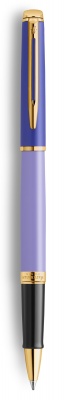 WT22R-PRL1G Waterman Hemisphere. Ручка роллер Waterman Hemisphere Colour Blocking Purple GT, стержень: F, цвет: Black, в подарочной упаковке