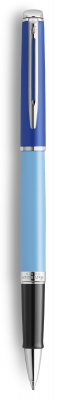 WT22R-BLU5C Waterman Hemisphere. Ручка роллер Waterman Hemisphere Colour Blocking Blue CT, стержень: F, цвет: Black, в подарочной упаковке