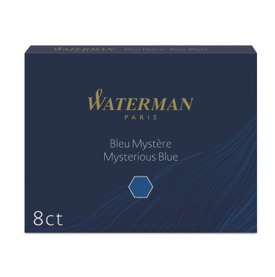 WT13Z-BB1 Waterman Комплектующие. Чернила в картридже З/ч. Waterman Ink cartridge Standard Blue/Black (в упаковке 8 картриджей)