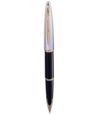 WT2F-BLK2G Waterman Carene. Перьевая ручка Waterman Carene, цвет: Black/Silver, перо: F