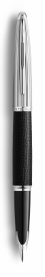 WT2F-BLK3C Waterman Carene. Перьевая ручка Waterman Carene Special Edition Black Leather  цвет: Black/Silver, палладиевое перо: F